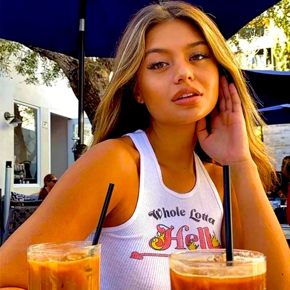 Whole Lotta Hell crop tank top 🔥 - Picture 3 of 14